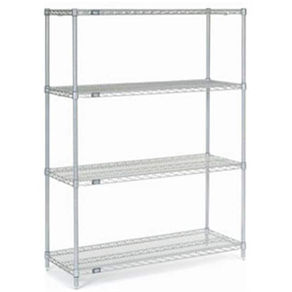 Designed To Furnish Nexel Chrome Wire Shelving, 48 x 18 x 63 in. - NSF Certified DE2972660 - main